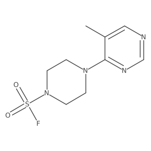 4-(5-Methylpyrimidin-4-yl)piperazine-1-sulfonyl fluoride Structure