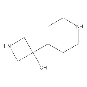 3-(Piperidin-4-yl)azetidin-3-ol Structure