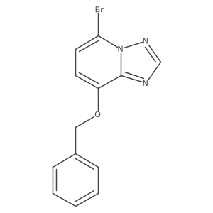 8-(Benzyloxy)-5-bromo-[1,2,4]triazolo[1,5-a]pyridine Structure