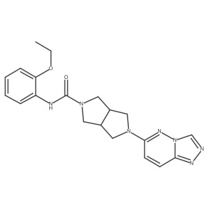 N-(2-ethoxyphenyl)-5-{[1,2,4]triazolo[4,3-b]pyridazin-6-yl}-octahydropyrrolo[3,4-c]pyrrole-2-carboxamide Structure