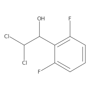 2,2-Dichloro-1-(2,6-difluorophenyl)ethanol结构式