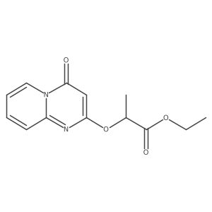 ethyl 2-({4-oxo-4H-pyrido[1,2-a]pyrimidin-2-yl}oxy)propanoate结构式