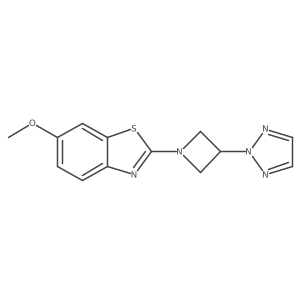 6-methoxy-2-[3-(2H-1,2,3-triazol-2-yl)azetidin-1-yl]-1,3-benzothiazole Structure