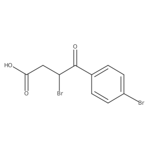 3-Bromo-4-(4-bromophenyl)-4-oxobutanoic acid Structure
