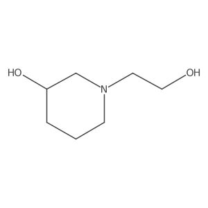1-(2-Hydroxyethyl)piperidin-3-ol结构式