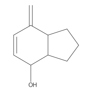 (3aR,4S,7aR)-7-methylidene-1,2,3,3a,4,7a-hexahydroinden-4-ol结构式