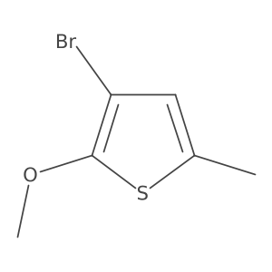 3-Bromo-2-methoxy-5-methylthiophene Structure