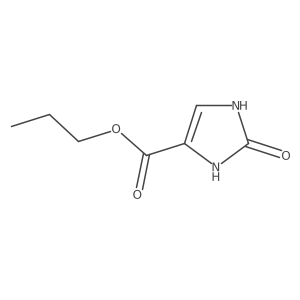Propyl 2,3-dihydro-2-oxo-1H-imidazole-4-carboxylate Structure