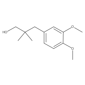 3-(3,4-Dimethoxyphenyl)-2,2-dimethylpropan-1-ol Structure