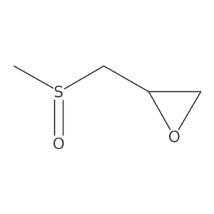 2-[(Methylsulfinyl)methyl]oxirane Structure