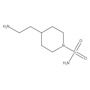 4-(2-Aminoethyl)piperidine-1-sulfonamide Structure