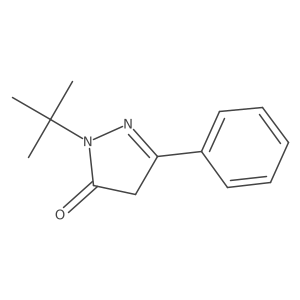 2-(tert-Butyl)-5-phenyl-2,4-dihydro-3H-pyrazol-3-one Structure