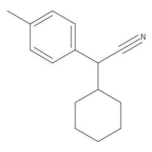 Cyclohexyl(4-methylphenyl)acetonitrile结构式