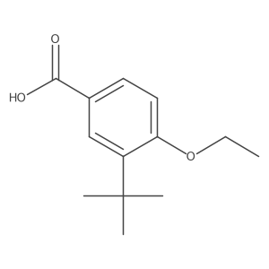 3-(t-Butyl)-4-ethoxybenZoic acid结构式