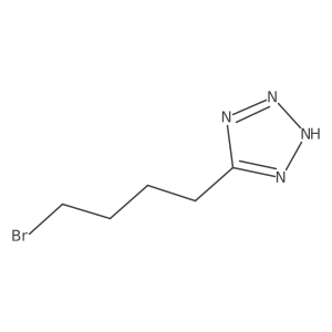 5-(4-bromobutyl)-1H-1,2,3,4-tetrazole Structure