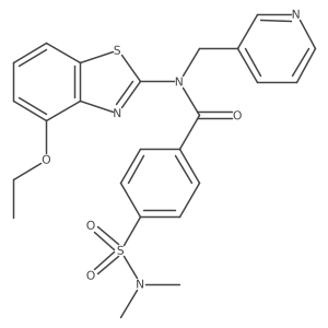4-(N,N-dimethylsulfamoyl)-N-(4-ethoxybenzo[d]thiazol-2-yl)-N-(pyridin-3-ylmethyl)benzamide Structure