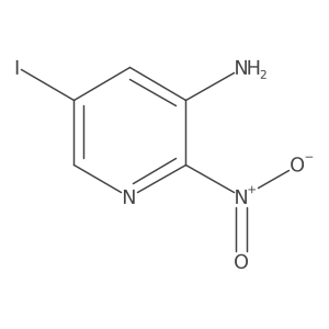 3-Pyridinamine, 5-iodo-2-nitro- Structure