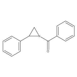 N-Benzoyl-2-phenylaziridine Structure