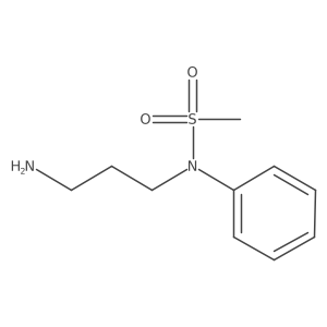 N-(3-aminopropyl)-N-phenylmethanesulfonamide Structure
