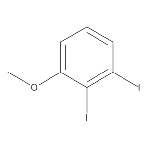 1,2-Diiodo-3-methoxybenzene Structure