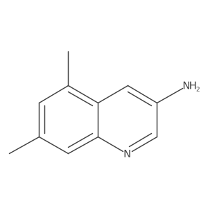 5,7-Dimethylquinolin-3-amine结构式