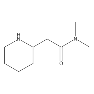 N,N-Dimethyl-2-(piperidin-2-YL)acetamide结构式