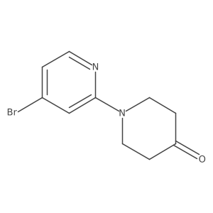 1-(4-Bromopyridin-2-yl)piperidin-4-one Structure
