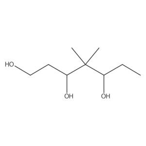 4,4-Dimethyl-1,3,5-heptanetriol Structure