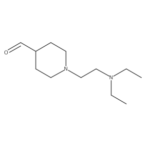 1-[2-(Diethylamino)ethyl]piperidine-4-carbaldehyde结构式