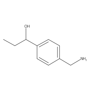 1-(4-(Aminomethyl)phenyl)propan-1-ol结构式