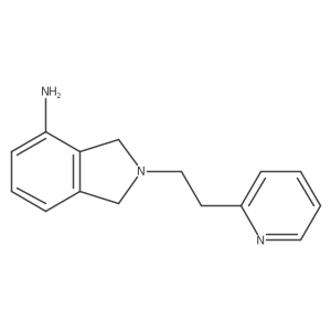 2,3-Dihydro-2-[2-(2-pyridinyl)ethyl]-1H-isoindol-4-amine Structure