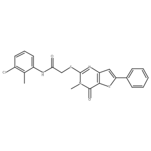 1-{4-[(diethylamino)sulfonyl]phenyl}-N-(3-fluoro-4-methylphenyl)-1H-imidazole-4-carboxamide结构式