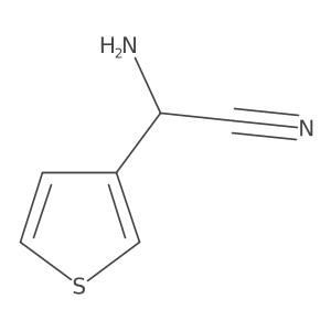 2-Amino-2-(thiophen-3-yl)acetonitrile结构式