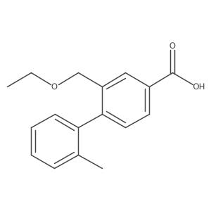 2-(Ethoxymethyl)-2'-methyl[1,1'-biphenyl]-4-carboxylic acid Structure