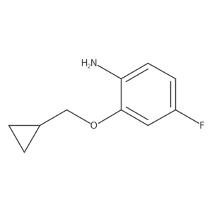 2-(Cyclopropylmethoxy)-4-fluoroaniline结构式