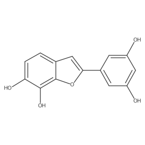 2-(3,5-Dihydroxyphenyl)-6,7-benzofurandiol Structure