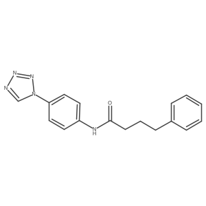 4-phenyl-N-[4-(1H-tetrazol-1-yl)phenyl]butanamide Structure