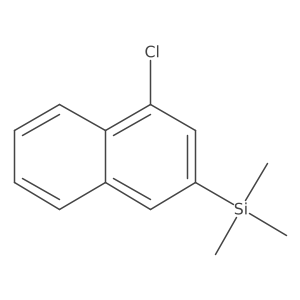 (4-Chloro-2-naphthyl)trimethylsilane Structure