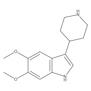 5,6-dimethoxy-3-(piperidin-4-yl)-1H-indole Structure