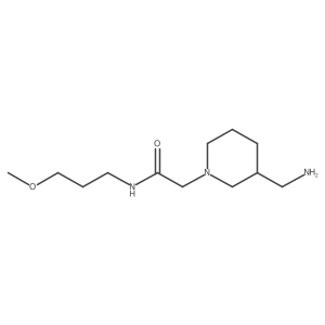 2-[3-(aminomethyl)piperidin-1-yl]-N-(3-methoxypropyl)acetamide Structure