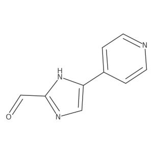 5-(Pyridin-4-yl)-1H-imidazole-2-carbaldehyde Structure