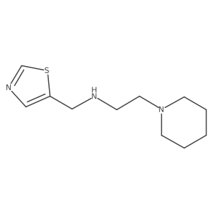 [2-(Piperidin-1-yl)ethyl](1,3-thiazol-5-ylmethyl)amine Structure