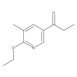 1-(6-Ethoxy-5-methylpyridin-3-yl)propan-1-one Structure