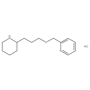 2-((3-(Piperidin-2-yl)propoxy)methyl)pyridine hydrochloride Structure