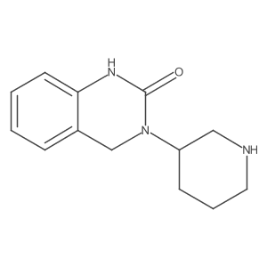 3-(piperidin-3-yl)-3,4-dihydroquinazolin-2(1H)-one结构式