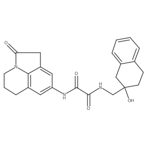 N1-((2-hydroxy-1,2,3,4-tetrahydronaphthalen-2-yl)methyl)-N2-(2-oxo-2,4,5,6-tetrahydro-1H-pyrrolo[3,2,1-ij]quinolin-8-yl)oxalamide结构式