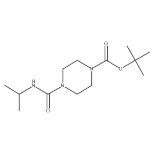Tert-butyl 4-(propan-2-ylcarbamoyl)piperazine-1-carboxylate Structure