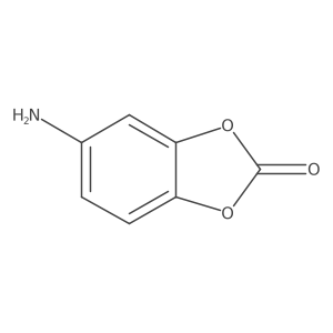 5-amino-2H-1,3-benzodioxol-2-one结构式