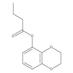 Butanoic acid, 2,3-dihydro-1,4-benzodioxin-5-yl ester结构式