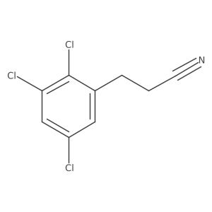 2,3,5-Trichlorobenzenepropanenitrile结构式